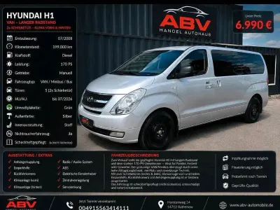 Gebraucht Hyundai H-1 170 PS (125 kW) 2008 Silber Van / Kleinbus