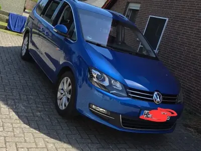 Gebraucht VW Sharan 150 PS (110 kW) 2018 Blau Van / Kleinbus