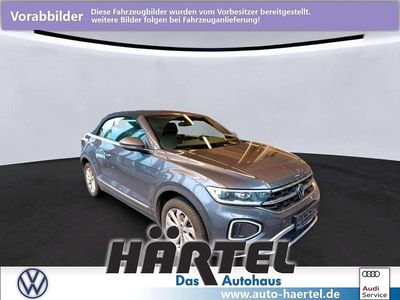 Gebraucht VW T-Roc Cabriolet Style 110 PS (80 kW) 2022 Rauchgrau (grey), metallic Cabrio