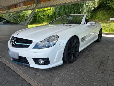 Gebraucht Mercedes SL63 AMG AMG 525 PS (386 kW) 2008 Weiß Cabrio