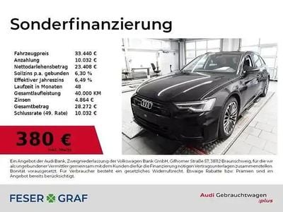 Brillantschwarz Gebraucht 2021 Audi A6 Business Kombi | 33.440 € (Guter Preis)