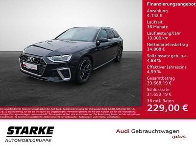 Gebraucht Audi A4 S-Line 204 PS (150 kW) 2024 Schwarz Kombi