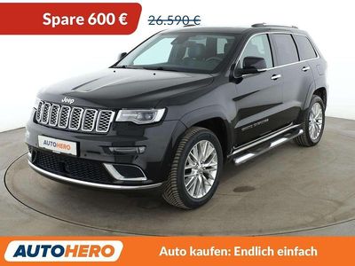 Second-hand Jeep Grand Cherokee Summit 250 CP (183 kW) 2017 Negru SUV