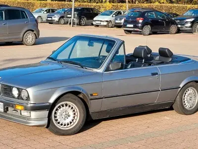 Gebraucht BMW 320 Cabriolet Sport Line 129 PS (94 kW) 1989 Silber Cabrio