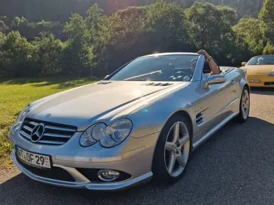 Gebraucht Mercedes SL55 AMG AMG 517 PS (380 kW) 2006 Silber Cabrio