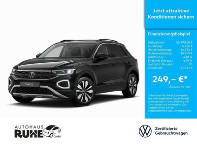 Gebraucht VW T-Roc Goal 150 PS (110 kW) 2025 Schwarz SUV