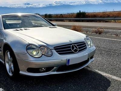 Gebraucht Mercedes SL500 306 PS (225 kW) 2001 Silber Cabrio