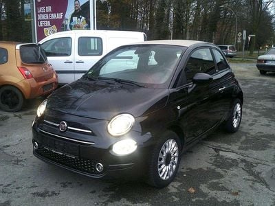 Gebraucht Fiat 500 Lounge 69 PS (50 kW) 2021 Vesuvio schwarz Cabrio