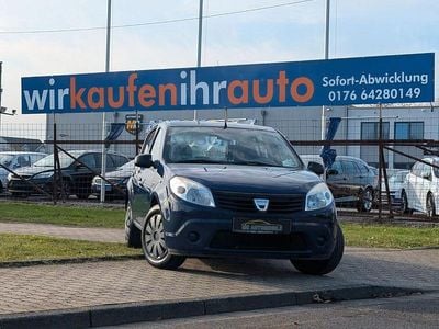 Gebraucht Dacia Sandero Basis 75 PS (55 kW) 2009 Blau Kleinwagen