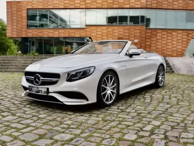 Gebraucht Mercedes S63 AMG AMG 585 PS (430 kW) 2016 Weiß Cabrio
