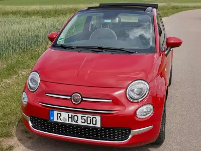 Gebraucht Fiat 500C 105 PS (77 kW) 2018 Rot Cabrio