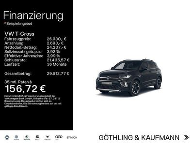 Gebraucht VW T-Cross R-line 150 PS (110 kW) 2025 Deep black perleffekt SUV