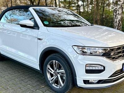 Second-hand VW T-Roc Cabriolet R-line 150 CP (110 kW) 2020 Alb Cabrio