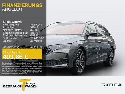 Grau Gebraucht 2024 Skoda Octavia SportLine Kombi | 35.990 € (Teuer)
