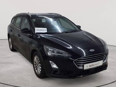 Obsidianschwarz metallic Gebraucht 2020 Ford Focus Titanium Kombi | 12.490 € (Superpreis)