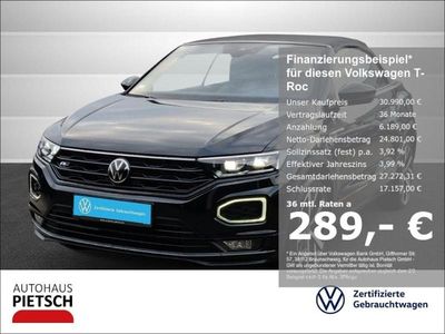 Usata VW T-Roc Cabriolet R-line 150 CV (110 kW) 2022 Nero Cabrio