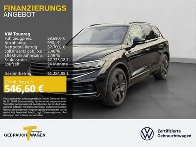Schwarz Gebraucht 2023 VW Touareg Elegance SUV | 58.690 € (Guter Preis)