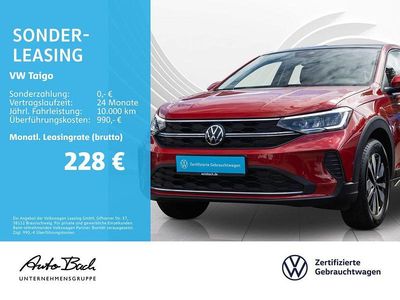 Gebraucht VW Taigo Move 95 PS (69 kW) 2023 Rot SUV