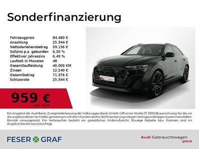 Gebraucht Audi Q8 S-Line 286 PS (210 kW) 2025 Schwarz SUV
