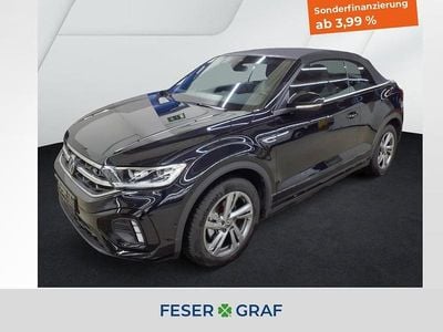 Gebraucht VW T-Roc Cabriolet R-line 150 PS (110 kW) 2025 Deep black perleffekt schwarz Cabrio