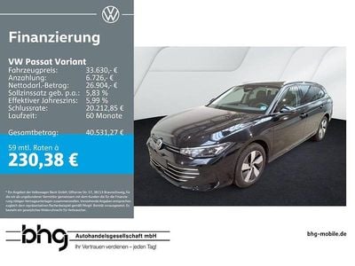 Gebraucht VW Passat Business 150 PS (110 kW) 2025 Grenadillschwarz metallic Kombi