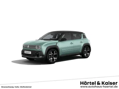 Neu Renault 4 E-Tech Komfort 11 kW (15 PS) 2025 Hautsdefrance grün mit schwarzem dach (grün) SUV