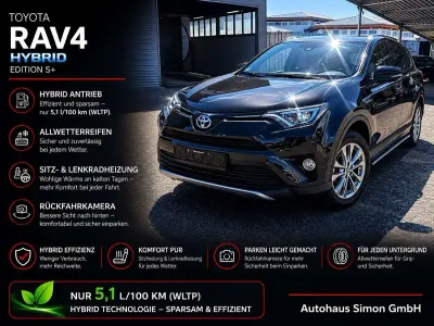 Gebraucht Toyota RAV4 Hybrid Edition-S 155 PS (114 kW) 2017 Dark brown metallic SUV