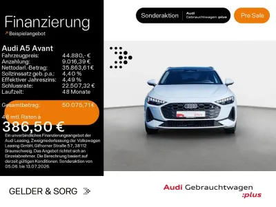 Gebraucht Audi A5 Sport 204 PS (150 kW) 2025 Gletscherweiß metallic Kombi