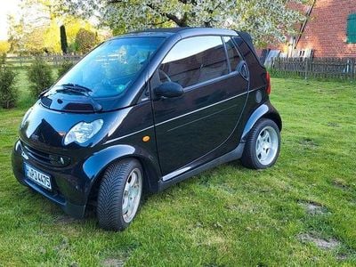 Brugt Smart ForTwo Cabrio Pure 54 HK (39 kW) 2001 Sort Cabriolet