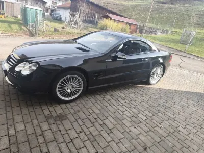 Gebraucht Mercedes SL55 AMG AMG 500 PS (367 kW) 2003 Schwarz Cabrio