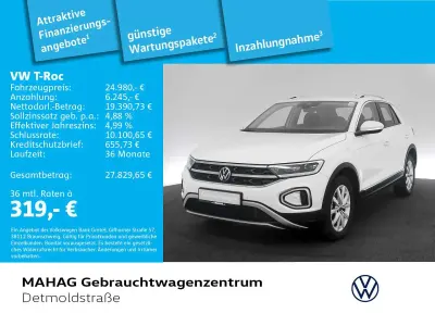 Używany VW T-Roc Style 150 KM (110 kW) 2023 Biały SUV
