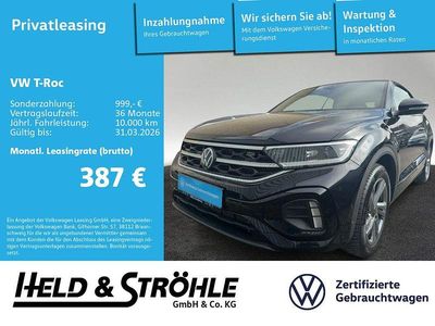 Gebraucht VW T-Roc Cabriolet R-line 150 PS (110 kW) 2025 Deep black perleffekt Cabrio