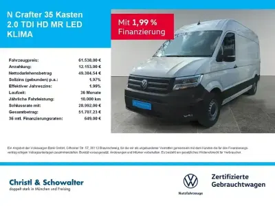 Gebraucht VW Crafter 140 PS (102 kW) 2025 Candy weiss Van