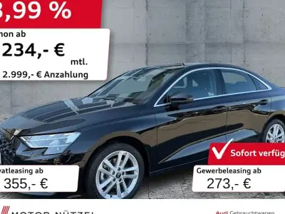 Gebraucht Audi A3 Advanced 150 PS (110 kW) 2025 Mythosschwarz metallic Limousine