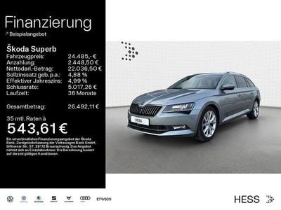 Empiregrau (metallic) Gebraucht 2019 Skoda Superb Style Kombi | 24.485 € (Etwas zu teuer)