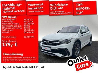 Usata VW Tiguan R-line 150 CV (110 kW) 2024 Bianco SUV