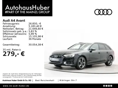 Gebraucht Audi A4 Advanced 204 PS (150 kW) 2023 Mythosschwarz metallic Kombi