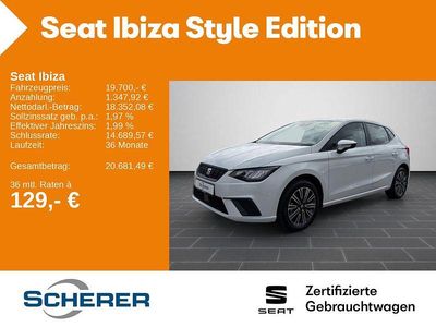 Gebraucht Seat Ibiza Style 116 PS (85 kW) 2024 Weiß Kleinwagen