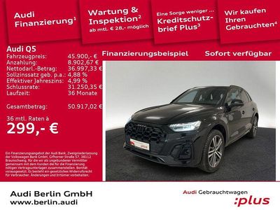 Mythosschwarz metallic Gebraucht 2022 Audi Q5 Ambiente SUV | 45.900 € (Teuer)