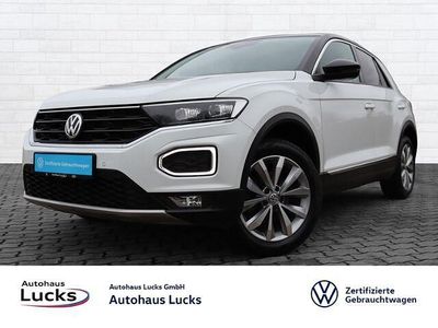 Gebraucht VW T-Roc Style 150 PS (110 kW) 2019 Weiß (pure white) SUV