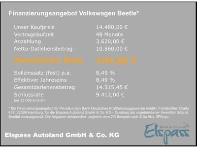 gebraucht VW Beetle Sport AUTOMATIK ALLWETTER PANODACH SHZ TEMPOMAT