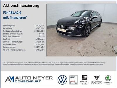 Deep black perleffekt Gebraucht 2022 VW Arteon Elegance Kombi | 33.470 € (Etwas zu teuer)