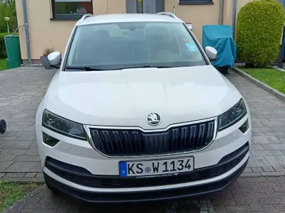 Gebraucht Skoda Karoq Clever 150 PS (110 kW) 2021 Weiß SUV