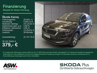 Second-hand Skoda Karoq Tour 150 CP (110 kW) 2023 Negru SUV