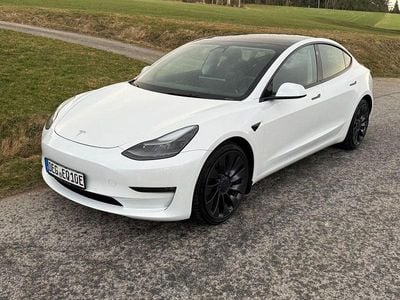 Gebraucht Tesla Model 3 Performance 377 kW (513 PS) 2021 Weiß Limousine