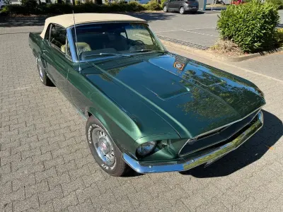 Gebraucht Ford Mustang GT 234 PS (172 kW) 1968 Grün Cabrio