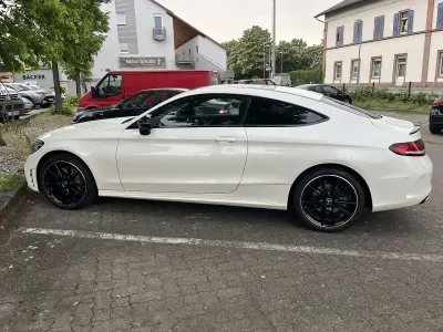 Brugt Mercedes C400 AMG 333 HK (244 kW) 2021 Hvid Coupe