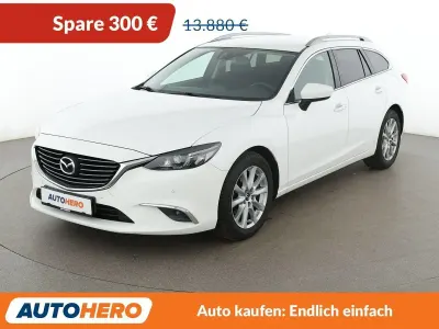 Gebraucht Mazda 6 Exclusive-Line 150 PS (110 kW) 2016 Weiß Kombi