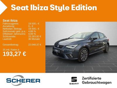 Gebraucht Seat Ibiza Style 116 PS (85 kW) 2024 Magnetic grau metallic (metallic) Kleinwagen