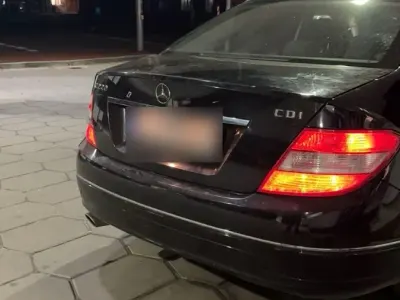 Gebraucht Mercedes C220 2007 Schwarz Limousine